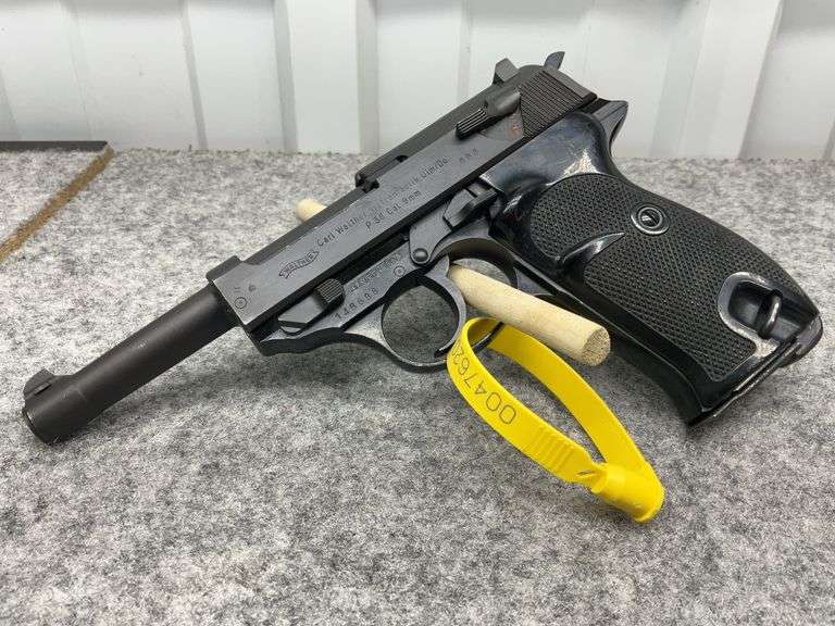 Walther P 38 Semi-Auto Pistol, 9MM Cal., SN: 148688, one magazine, matte fi