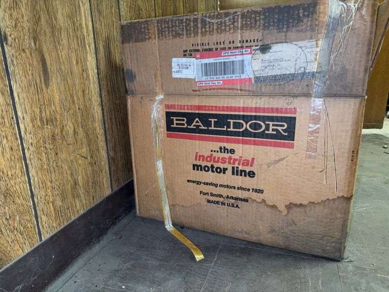 New/Unused Baldor 2-1HP, 230V/460V 3 Phase Motor, Located Shop Office