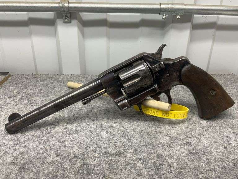 Colt US Army Model 1896 Double Action Revolver, .38 Cal., SN: 142766, 6" Ba