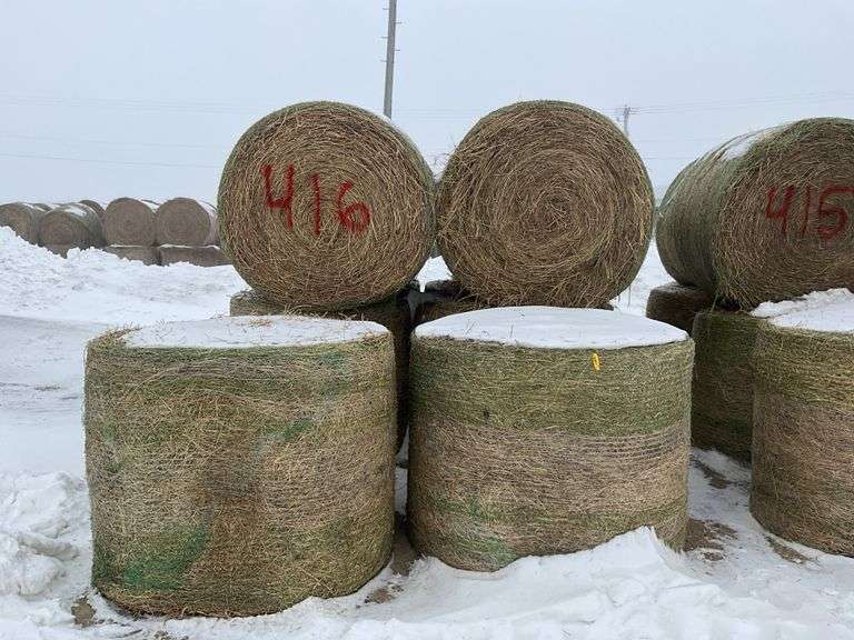 ** Lot will be sold times the money

(10) Net wrapped round 4ft grass/alfal