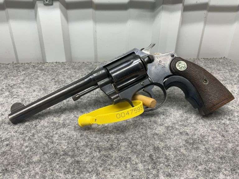 Colt Police Positive Double Action Revolver, .38 Special Cal., SN: 437998, 