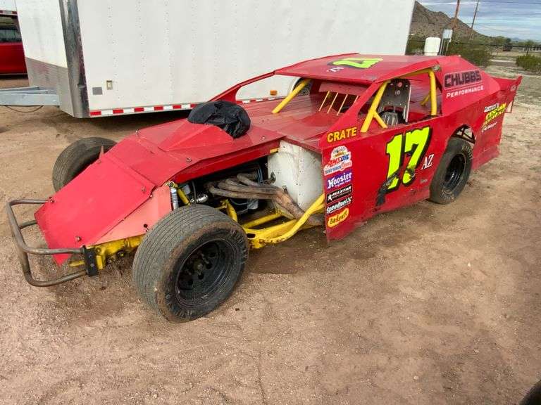 Racecar, Red #17, V8 Motor and Trans