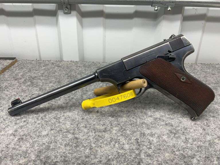 Colt 22 Automatic Target Pistol (Pre-Woodsman), .22 Cal LR, SN: 1390, Mfg 1