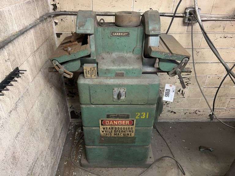 Carboloy Double Disc 3-phase Grinder Model 48-A, SN:48250, Working Conditio