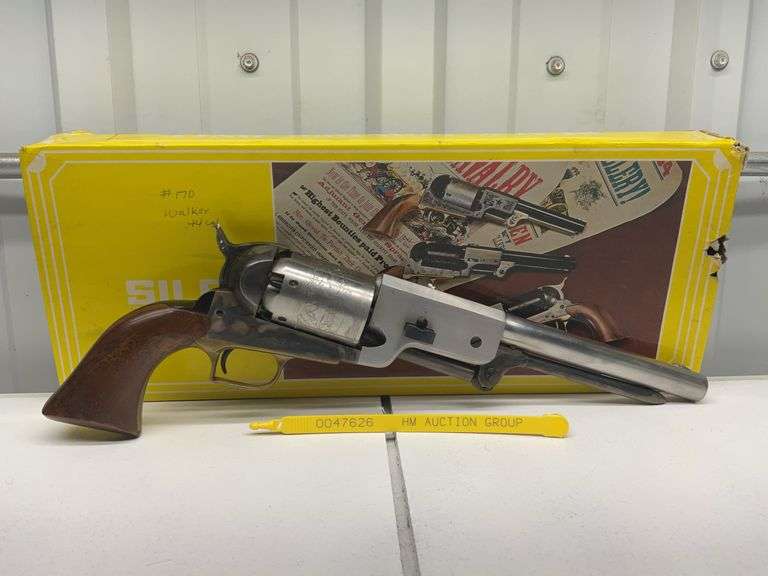 Armi San Marco Replica of 1847 Colt Walker Black Powder Revolver, .44cal mu