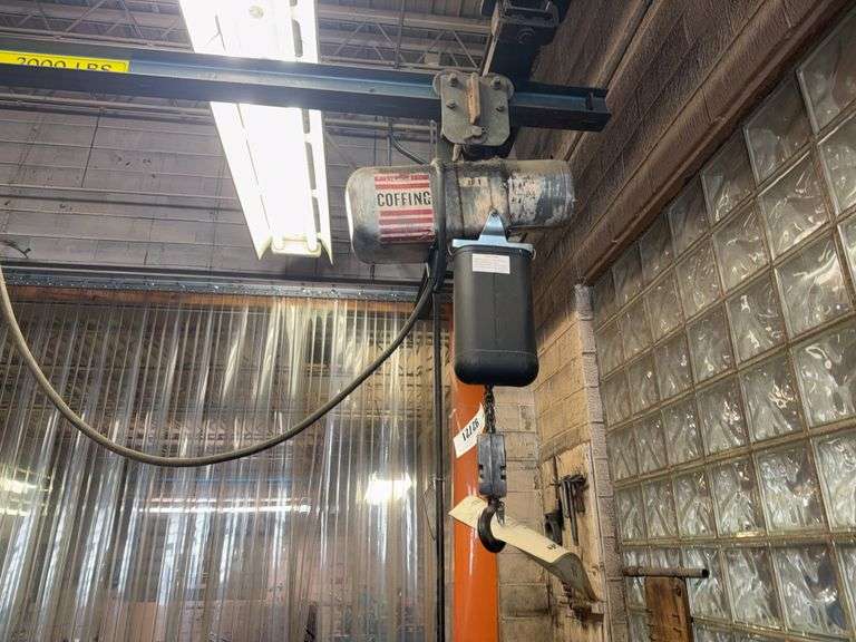 Coffings 3PH 220V, One Ton, Electric Chain Hoist