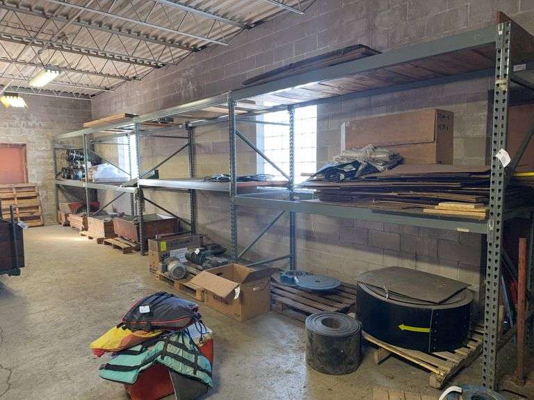Pallet Racking Hamilton Pallet Racking along the Wall, 110“ Bays, 8‘ Tall, 36’6” Total Length ...