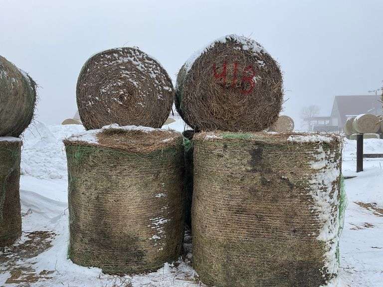 ** Lot will be sold times the money

(6) Net wrapped round 5x6 hay bales