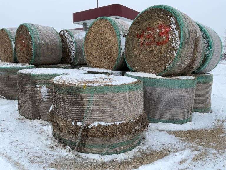 ** Lot will be sold times the money

(10) Net wrapped Round Grass Bales, 4x