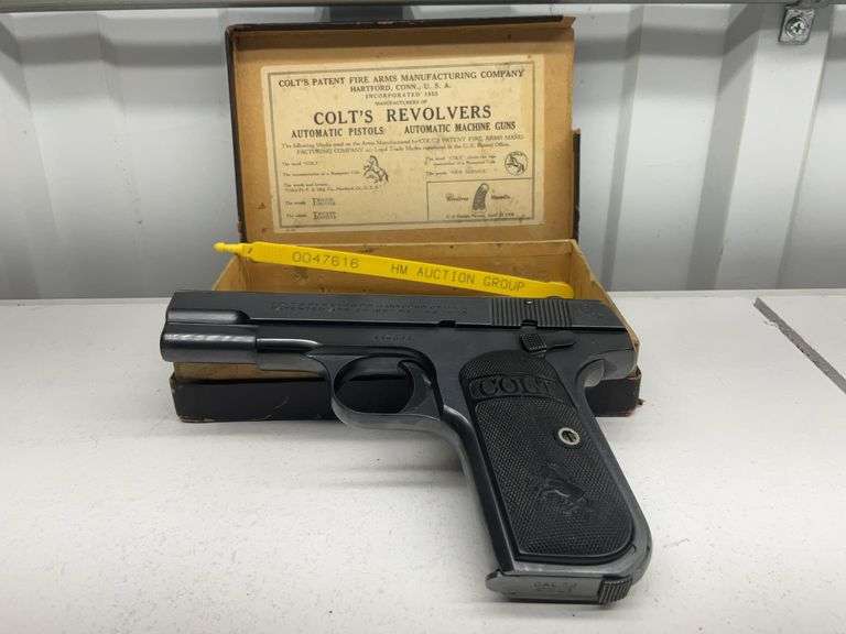 Colt Model 1903 Automatic Pistol, .32 Cal Rimless, Semi-Auto, SN: 446591, M