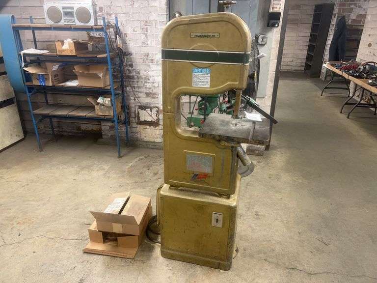 Powermatic Model 143 Bandsaw, 3/4HP, 220V, 3 Phase Motor, Works
