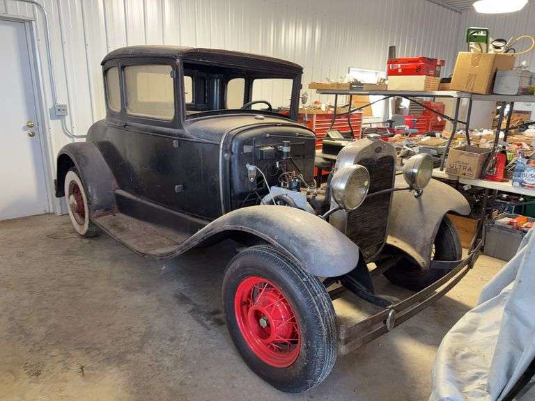 1930 Ford Model A Coupe, Rumble Seat, Motor #A481216, Missing Some Parts, n