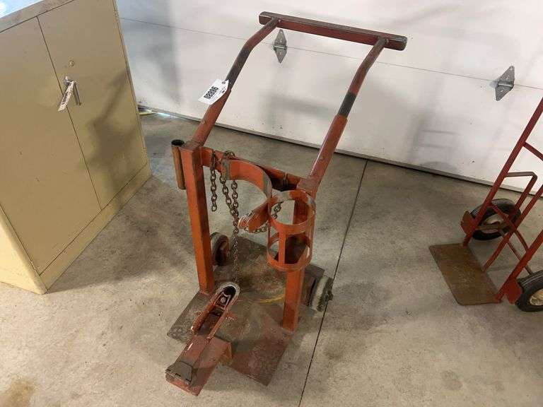 Shop Built Towable Torch/Barrel Cart