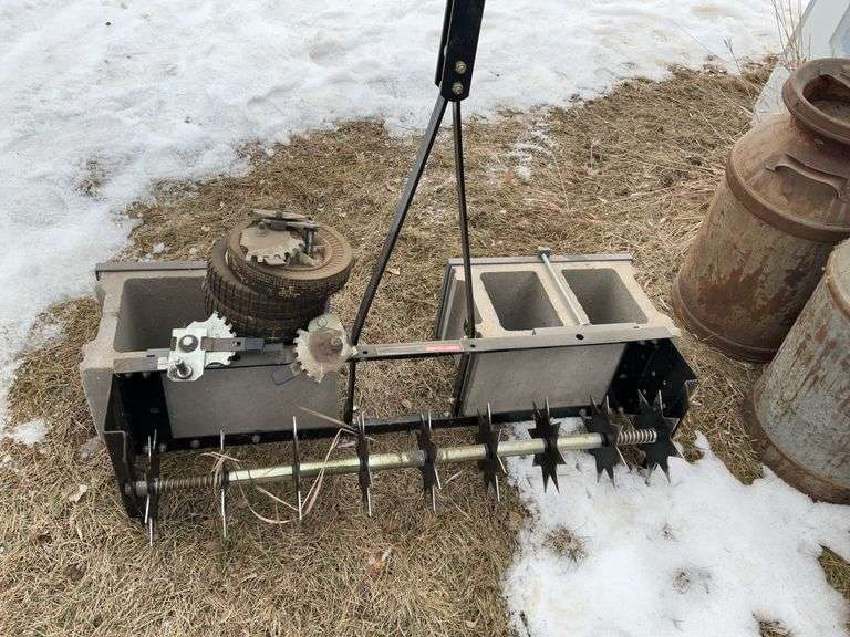 Craftsman 3’ Pull Type Lawn Aerator( wheels unattached)