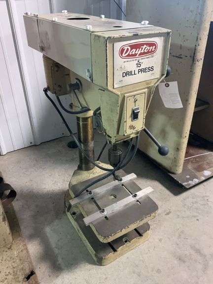 Dayton 15” Drill Press, 1/2Hp, 120v