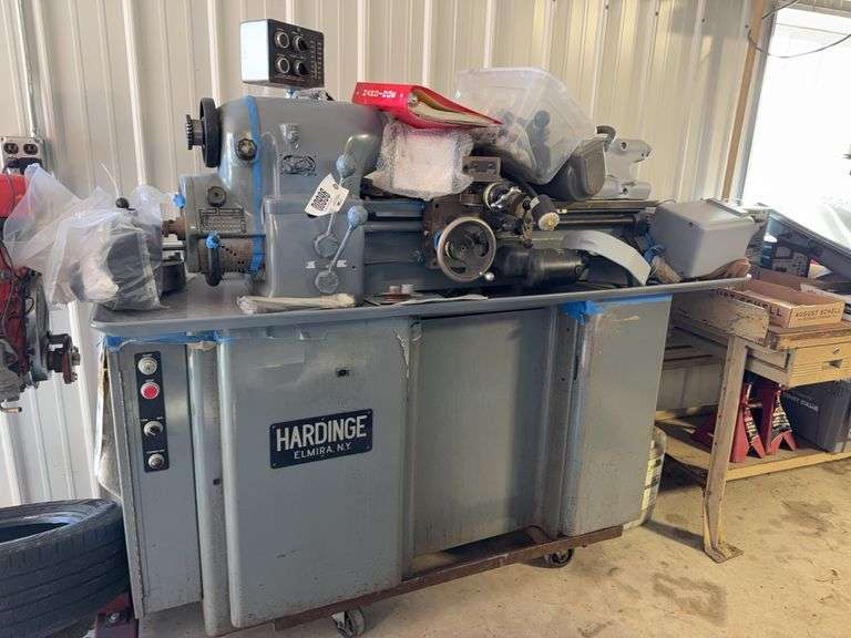 Hardinge Model HLV-H Dovetail Bed Lathe, 36” Bed, 3Ph, 1.5Hp, ( has been pa