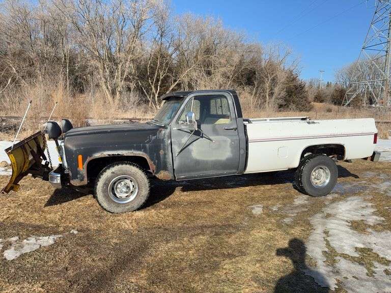 1980 Chevrolet K-10 Plow Truck, With Meyer 7.5’ Plow, 350ci. V8, Holley Val
