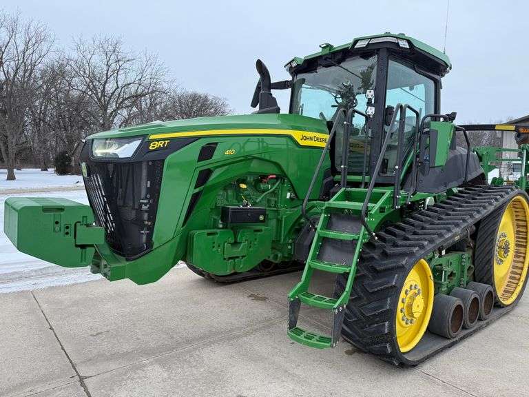 2023 John Deere 8RT 410 Tractor, 738 Hours, 24” Tracks, EVT Trans., 60 GPM