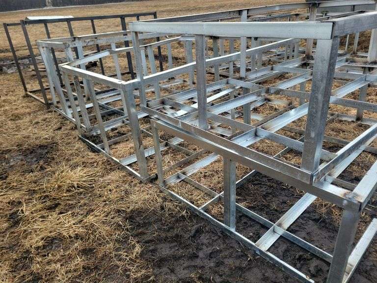 Iron Back Frame Used Shipping Crates, Angle Iron Frames, 1 has Tube Frame - Hamilton ...