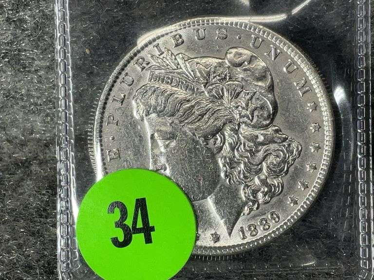 1889 Morgan Silver Dollar, Ungraded