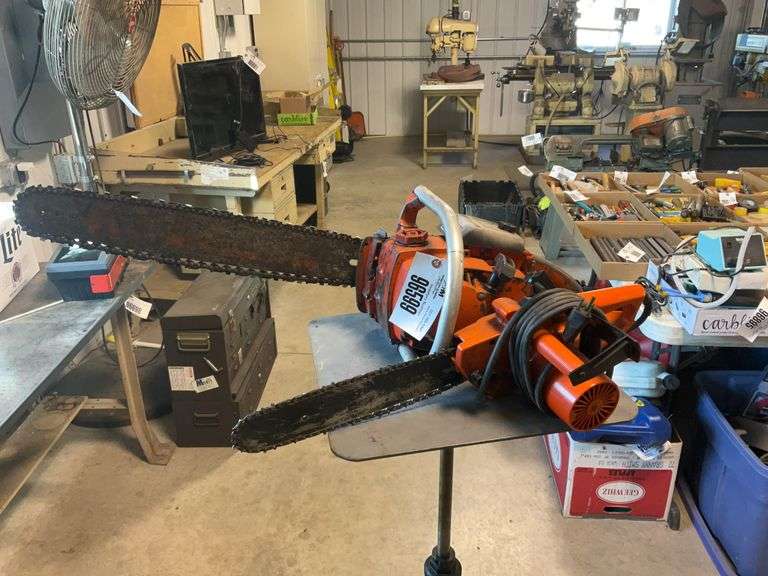 Vintage Homelite Chainsaw( Motor is free), 20” Bar; Corded Chainsaw w/12” B