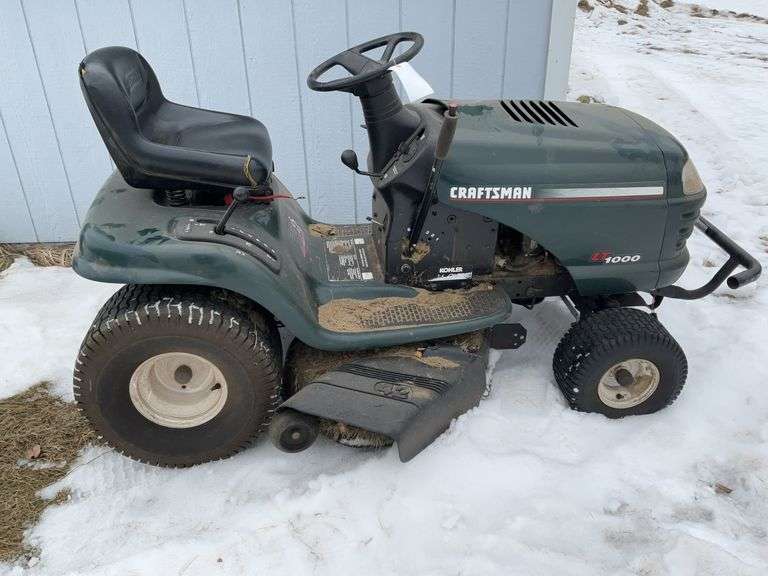 Craftsman LT1000 Lawn Tractor, 16 Hp Kohler, 42” Deck, (motor is free)