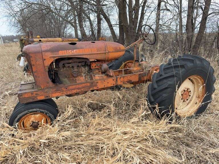 Allis Chalmers WD45 Gas Tractor, 13-36 Rear Tires, Narrow Front, Missing Pa