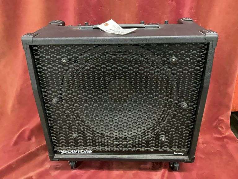 Polytone Taurus III Amp on Wheels, SN P-319, 21”x18”, Powers up, with Cover