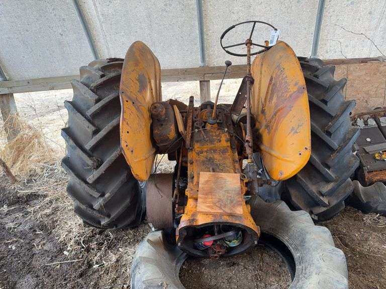 Minneapolis Moline Rear Axle, 18.4-30 Tires, PTO, Bel Pulley, Other Parts I