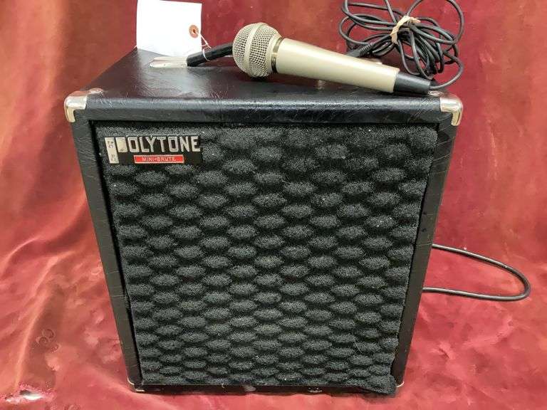 Polytone Mini BruteSolid State Amplifier, Microphone, SN PB21623,  Powers U