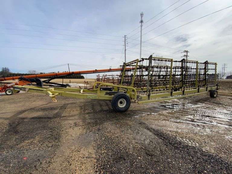 Degelman 70ft Straw Tine Harrow, 6 Bars, Newer Tines