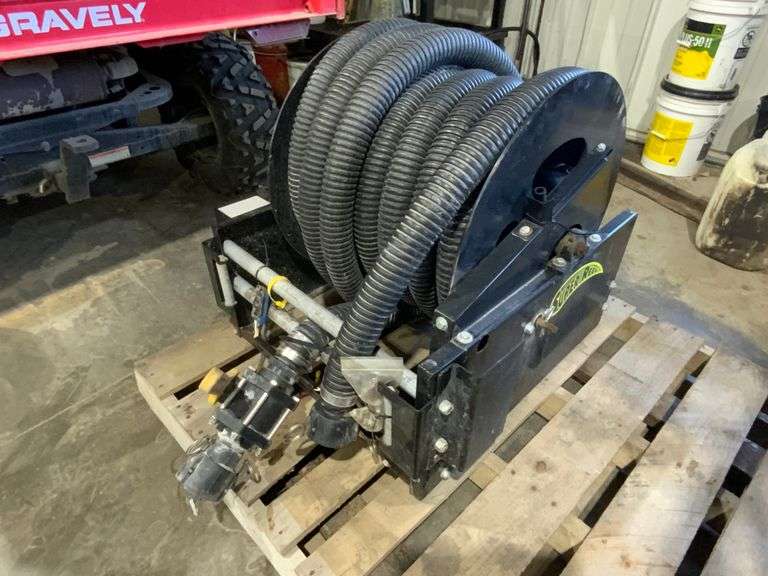 Super reel w/2" hose, electronic controls