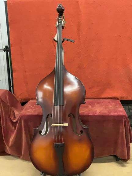 Cremona  SB-8 3/4 Double Bass, Student  Series, Wooden Body, Ebony Fingerbo