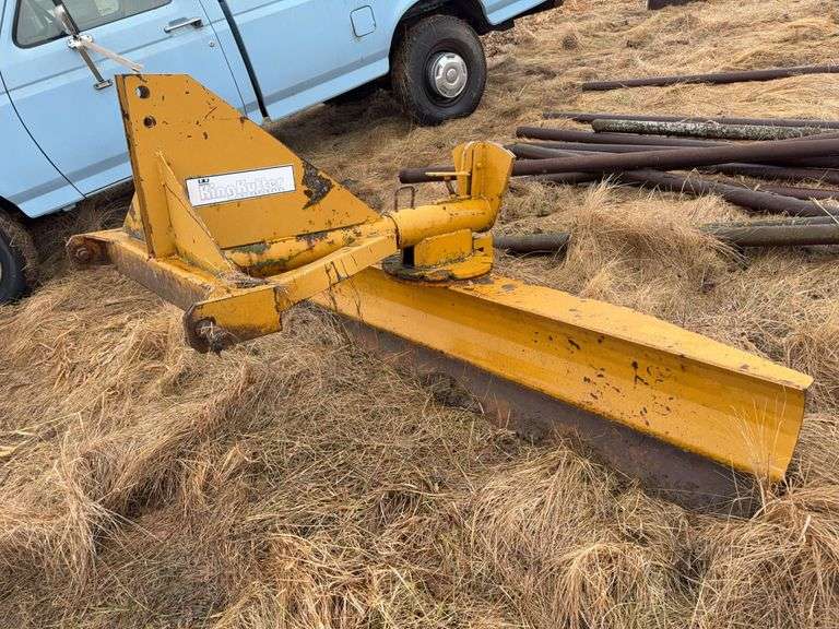 King Kutter 8’ 3 Point Back Blade, Manual Angle And Tilt