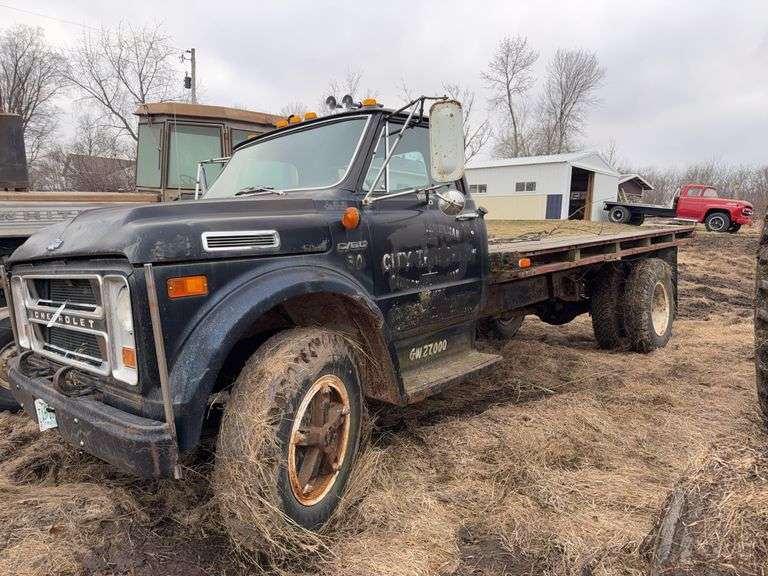 1969 Chevrolet C/60 Truck, 22,470 Miles Showing, 5 Speed With 2 Speed Rear 