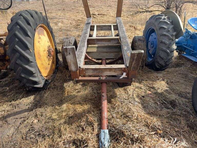 Shop Built Trailer, 8’x37” Rails, Custom Ball Hitch