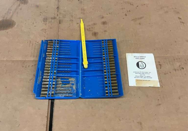 Anderson & Forrester GDK4080 Orifice gauging drill set - Hamilton ...