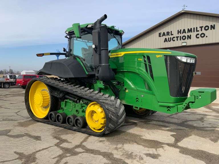 2022 John Deere 9RT 570 Tractor, 2,121 Hours, 36” Tracks, Full Weight Pkg.,