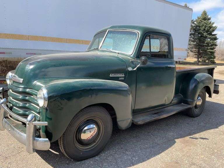 1951 Chevrolet 3100 Pickup, 3 Window, Step Side, Inline 6 Cylinder, Lots Of