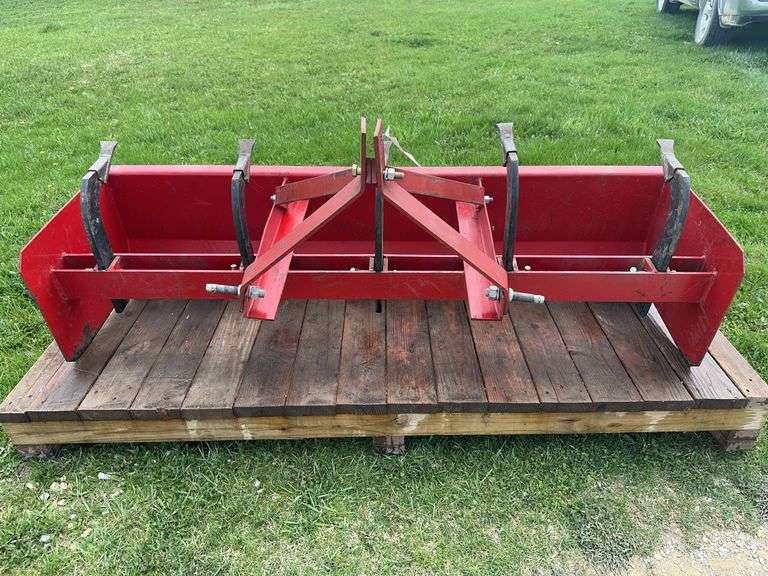 Huskie 3 Point Box Blade 72” Scaficer