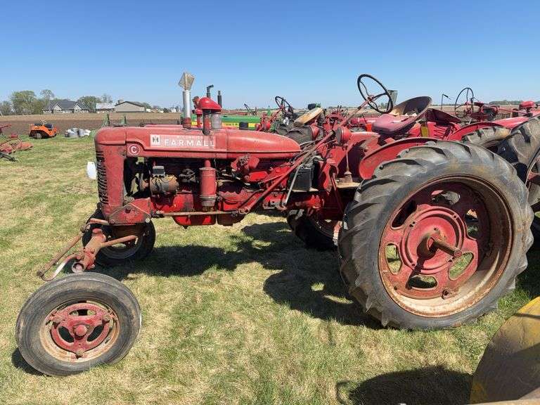Farmall Model C Tractor WF Clam Shell Fenders 11-2-36 Tires