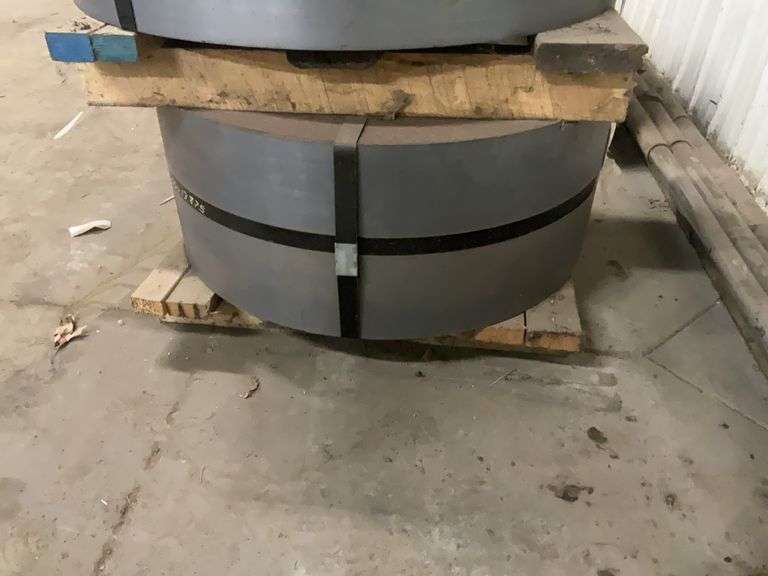 (1) Rolled Coil Of Steel Dimension .125x13.875 Coil Total Weight 2345 Lbs S