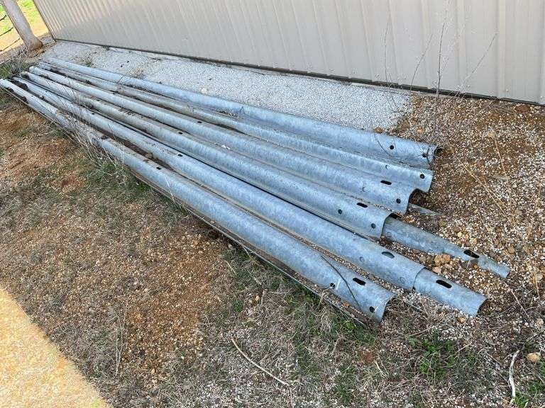 (4) 26ft Guard Rail Sections, 3 Rib
