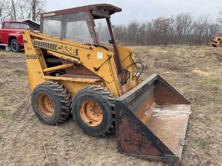 Case 1845B Skid Loader, Diesel, 12-16.5 Tires at 80%, 3227 Hours Showing, N