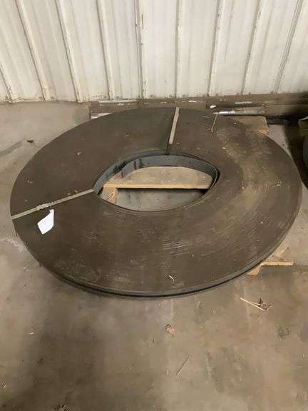 Rolled Coiled Flat Steel Dimension Size .074x2.8 Stored Inside Out Of Eleme