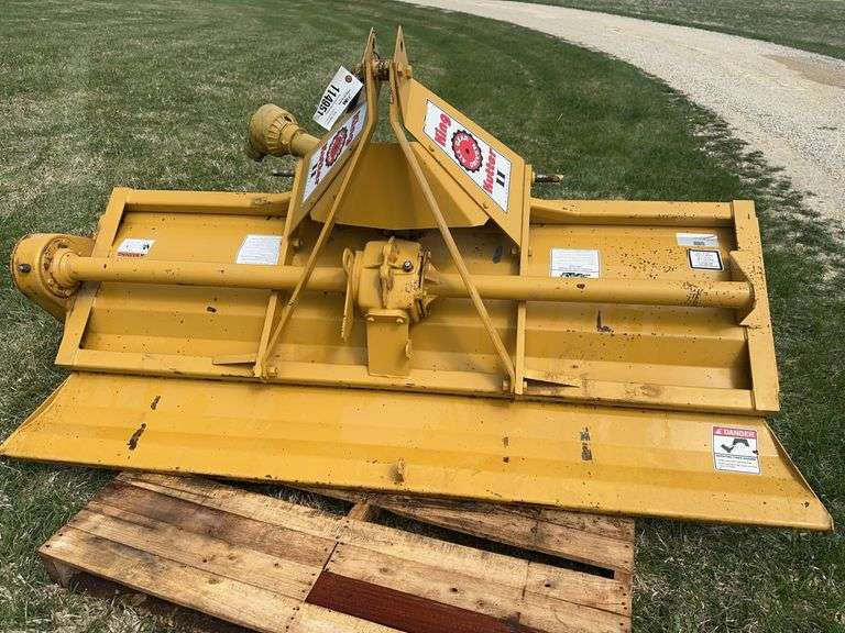 King Kutter II TG-72-Y Rotary Tiller, 6’, 3pt., 540 PTO, all gear drive, go