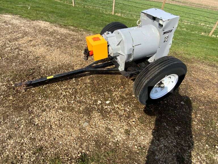 Winco 45KW PTO Generator, on Cart, 120/240 Volt
