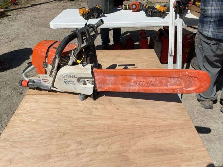 Rock Boss Stihl rock boss GS461 cement cutting chainsaw - Hamilton-Maring Auction ...