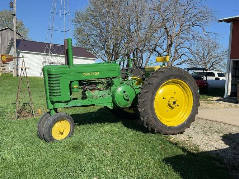 1949 John Deere Styled G 13.6-38 Tires 90% NF Roll-0-Matic Older Restoratio