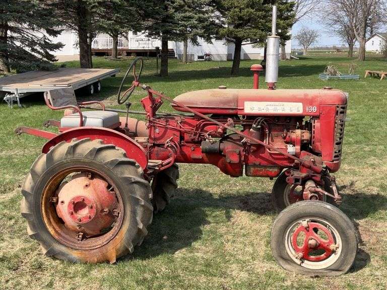 1957 Farmall 130 Tractor, WF, Gas, Fenders, Drawbar, 11-2-24 Tires, Serial#